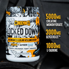 Condemned Labz Locked Down liquid pour captures easy serving and quick intake