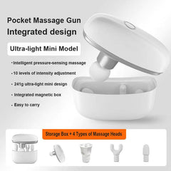 CondGood mini massage gun operates quietly for discreet daily use.
