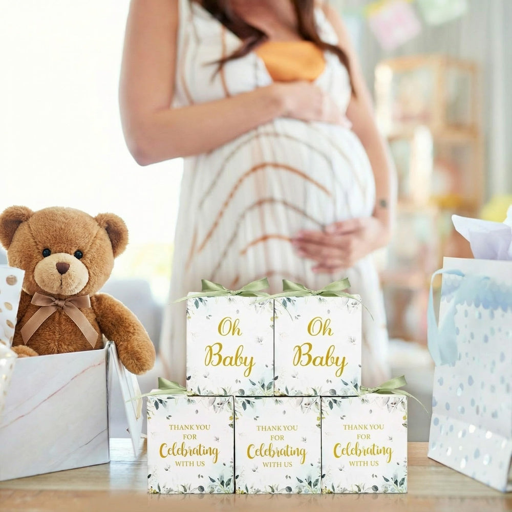 Conelist six-candle prize set shown as coordinated baby shower prizes