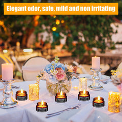 Conelist lavender mini candle in amber glass promotes relaxed evenings