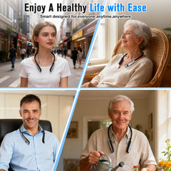 Ultra-light 0.09 lb neck device supports daily relaxation at home or on the go.