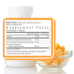 Boxed packaging conveying premium joint health support.