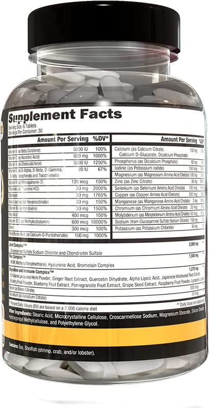 CONTROLLED LABS Orange Triad bottle back with ingredient highlights.
