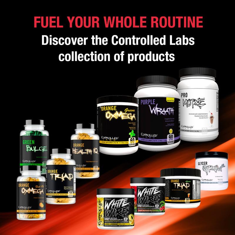 CONTROLLED LABS White Wire workout-scene with focused athletes mid-session.