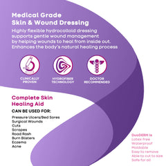 ConvaTec DuoDERM CGF dressing close-up shows flexible hydrocolloid material