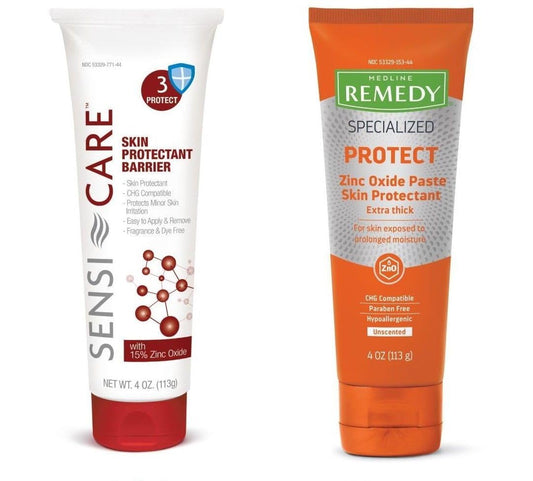 ConvaTec Remedy extra thick zinc oxide paste jar protects moisture-exposed skin.