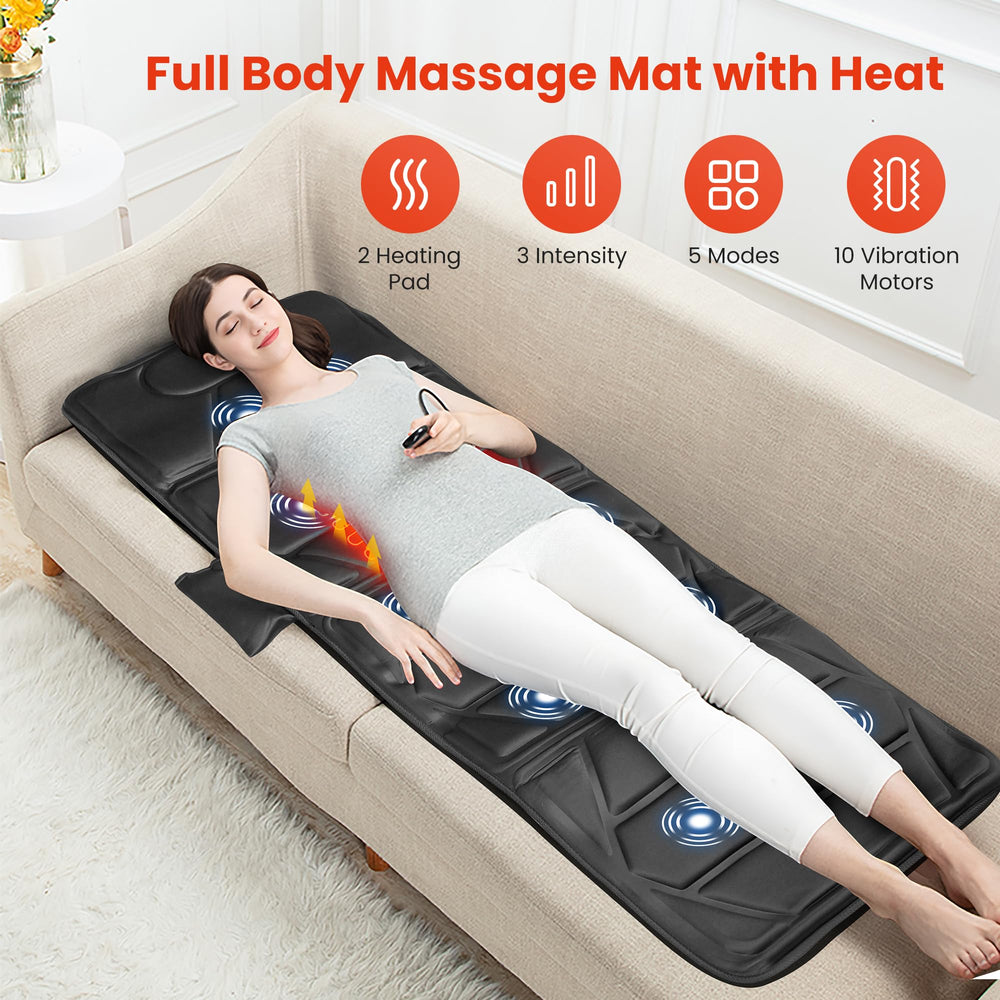 CooCoCo Massage Mat folded for portable travel and easy storage.