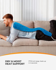 CooCoCo heating pad targeting back relief with focused warmth