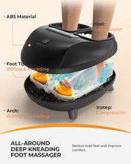 CooCoCo massager fits feet up to 13 inches for versatile use