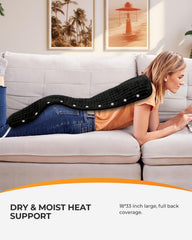 CooCoCo XXXL heating pad is machine washable for easy care.