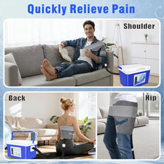 COOLER-TYU portable design for use at home, hospital, or outdoors.