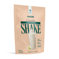 Coolside Vanilla post-workout shake ready to boost protein intake.