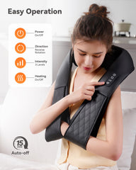 CopyJOY bidirectional massage offers versatile neck and shoulder tension relief.