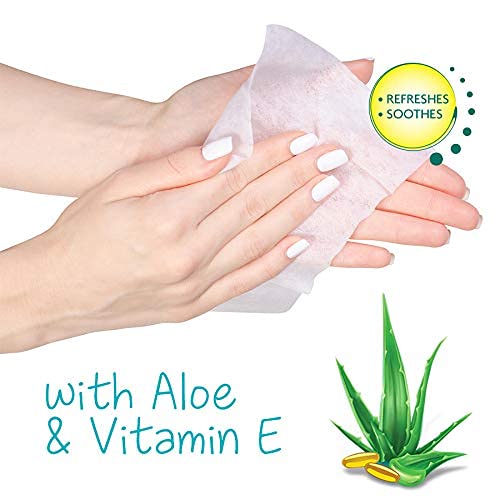 Coralite wipes with vitamin E to help skin feel comfortable daily