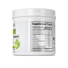 Core Nutritionals Essential Pre Workout label highlights caffeine and citrulline for performance