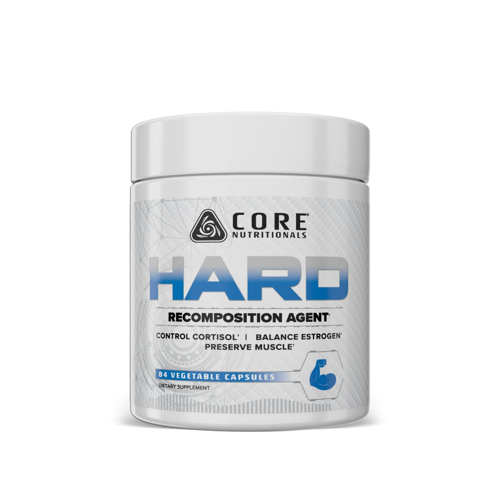 Core Nutritionals HARD bottle pouring capsules, convenient daily recomposition support.