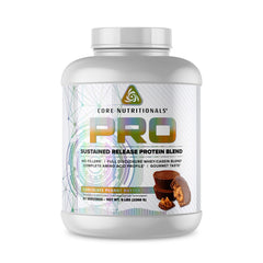 Core Nutritionals Pro Sustained Release jar showing convenient recovery support and long-lasting protein release