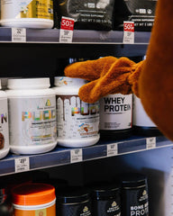 Spoonful of Core Nutritionals Pudd'n ready for a dessert-like snack.