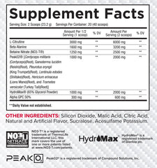 Core Nutritionals Pump Cherry Burst scoop ready for precise dosing and sustained effort.