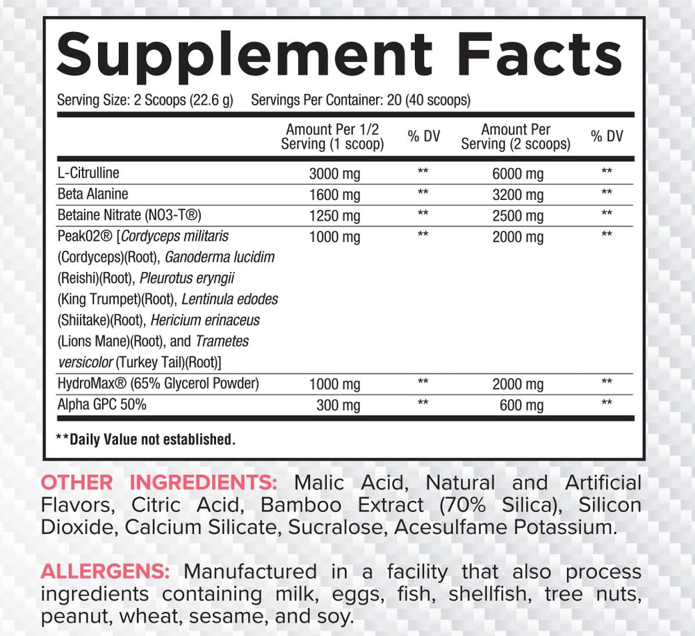 Core Nutritionals Pump in shaker during training for on-the-go use