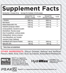 Core Nutritionals Pump tub front displaying the label and flavor, highlighting convenient packaging.