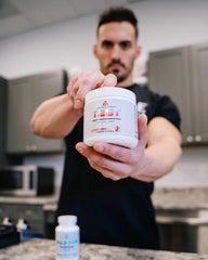 Core TEST capsules displayed for convenient daily dosing