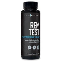 (CORE)ACTIVE REM Test Booster PM bottle with melatonin for nighttime recovery