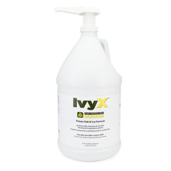 CoreTex Ivy X bottle being poured for post-exposure cleansing.