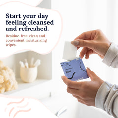CorneaCare Rise travel-pack eyelid wipes for on-the-go eye care