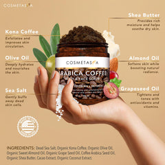 Cosmetasa white exfoliating gloves preview for gentle skin renewal.