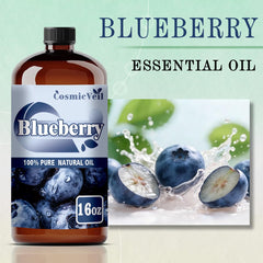 CosmicVeil Blueberry essential oil bottle cap ensures secure, mess-free dispensing