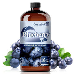 CosmicVeil Blueberry essential oil bottle front for diffuser-ready fragrance