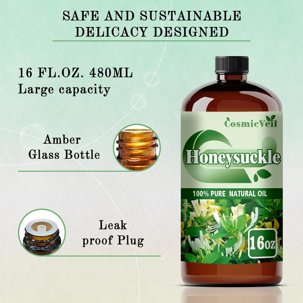 CosmicVeil Honeysuckle essential oil adds inviting aroma to your diffuser setup.