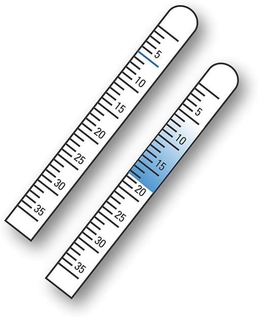 Cosmid Tear Touch Blu single strip in pouch for sterile sampling.