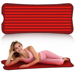 Cosnyu red-light therapy pad front view showing expansive coverage for body care