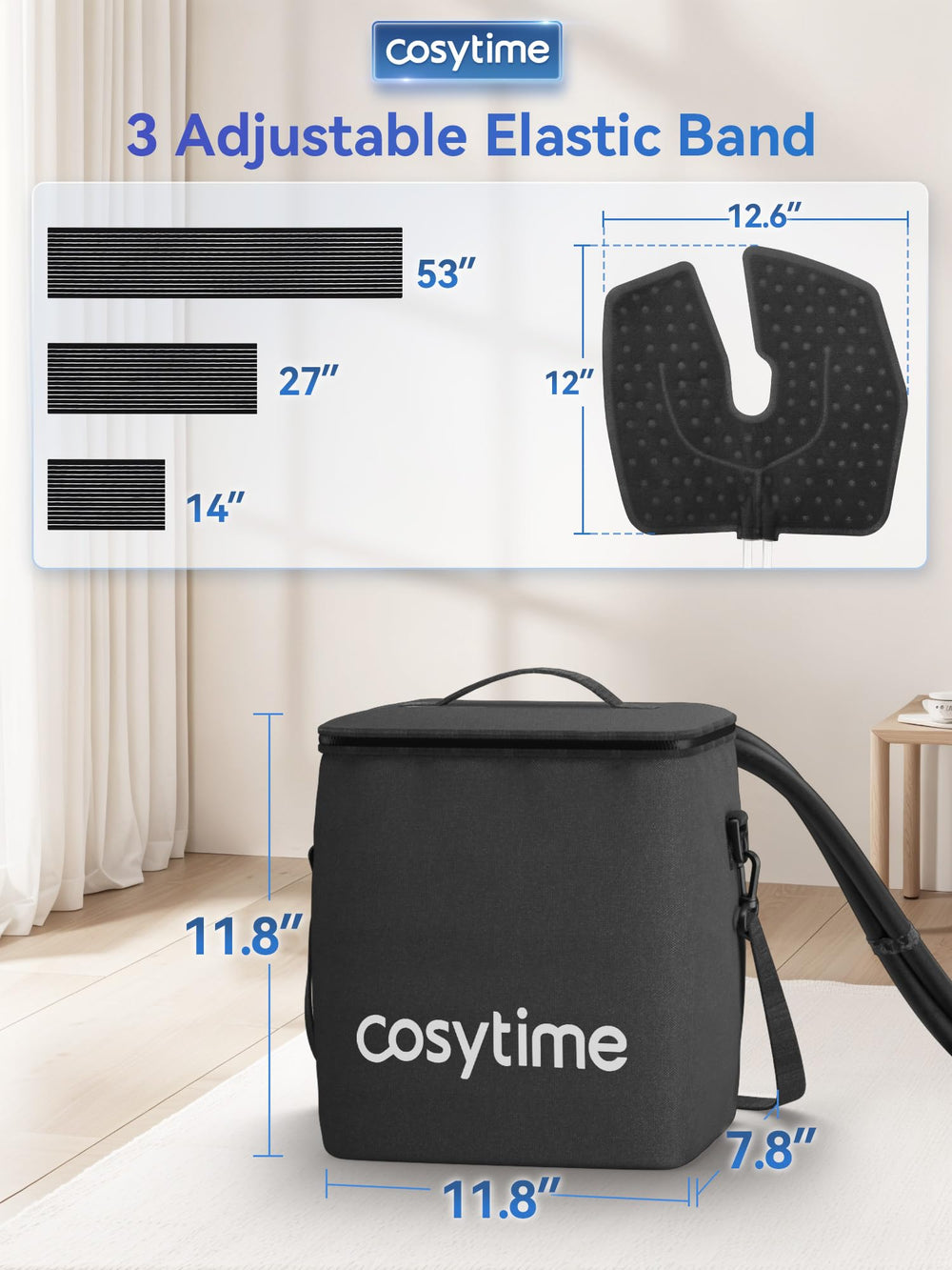 Cosytime support and warranty package reassuring after purchase.
