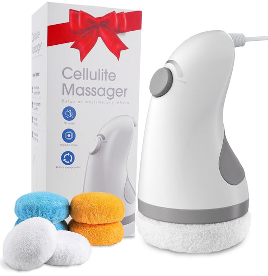 Cotsoco cellulite massager with six pads for targeted body contouring at home.