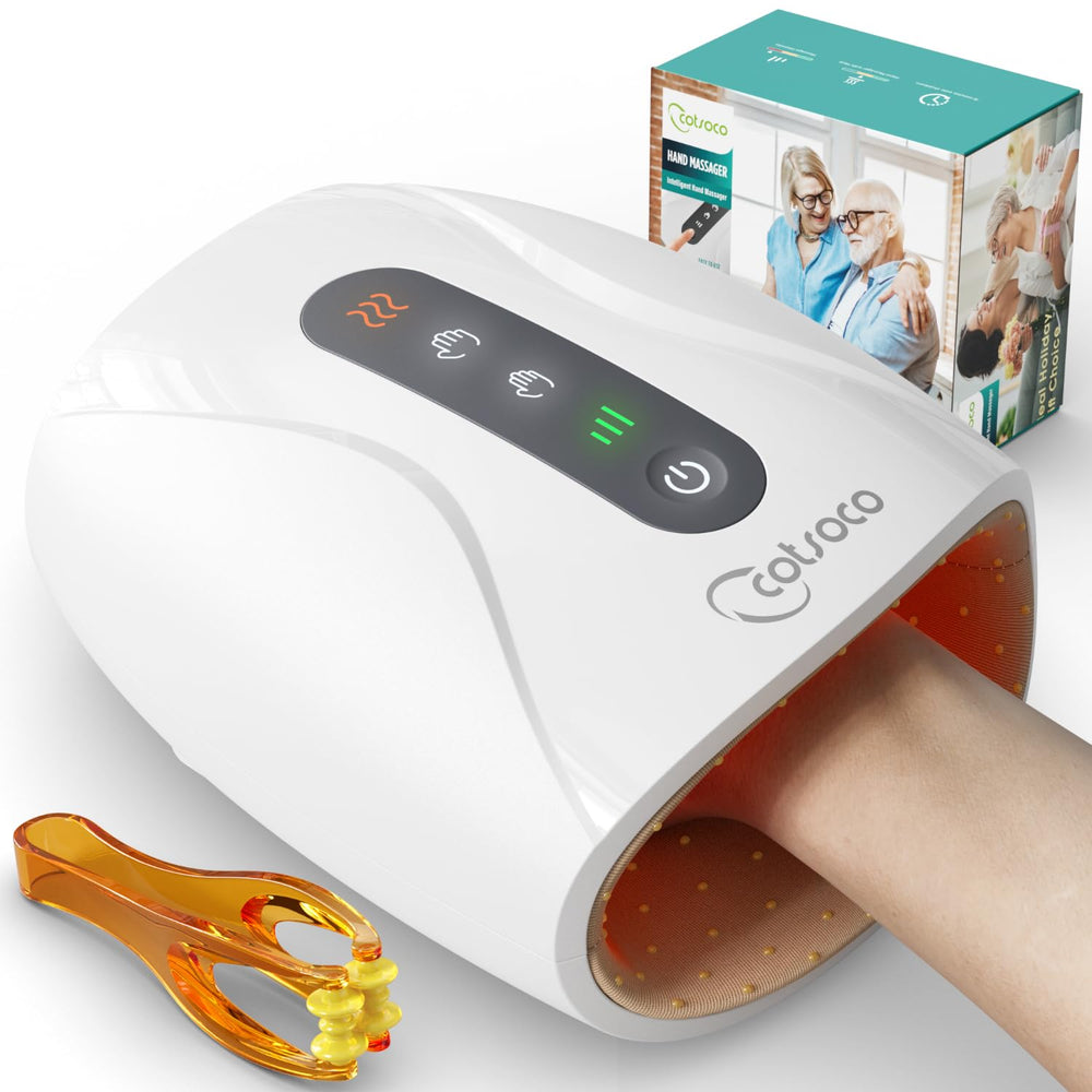Cotsoco hand massager cordless design for on the go relief and relaxation