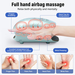 Cotsoco hand massager heat settings demonstrated for warmth