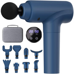 Cotsoco massage gun front view showing ergonomic grip for deep tissue relief.