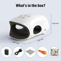 Built-in 2500mAh battery enables 4–5 hours of cordless use