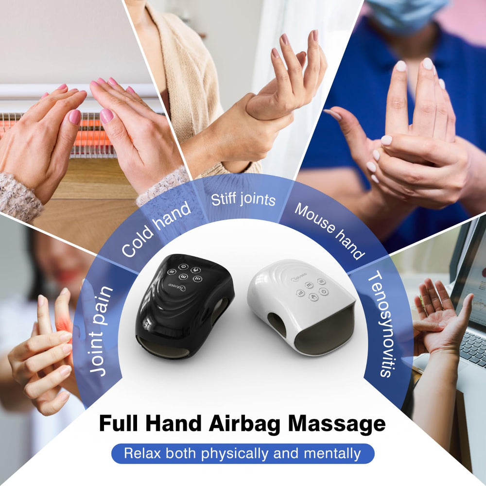 Cotsoco Upgraded Hand Massager cordless design enables effortless use anywhere.
