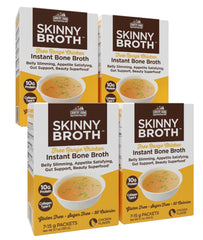 Country Farms Skinny Broth sticks being poured into a cup for a protein-rich broth