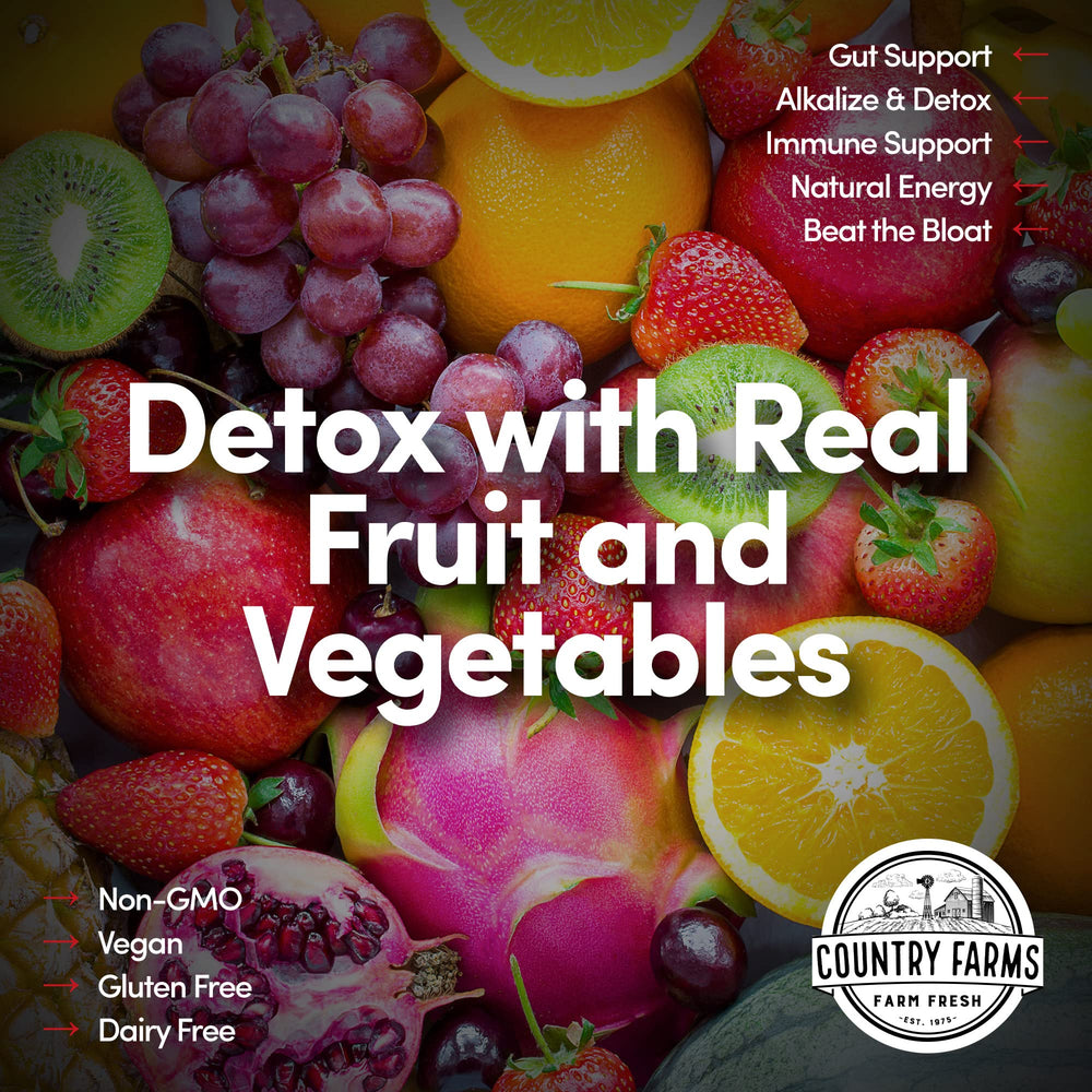 Country Farms Super Cleanse drink in a shaker, prepped and ready to enjoy.