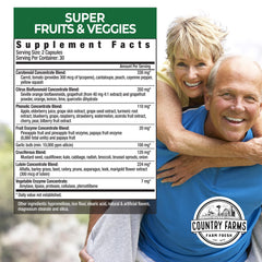 Country Farms capsules closeup highlights nutrient-dense, plant-based ingredients for energy support.