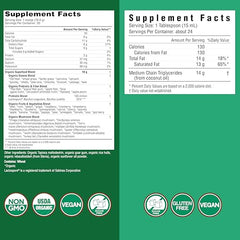 Country Farms Super Greens bottle back highlights digestive comfort and gut balance.