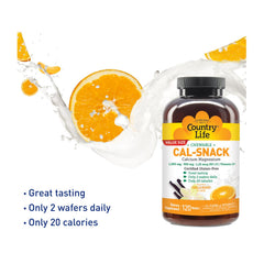 Country Life Cal-Snack brand packaging showcases trusted dietary supplement