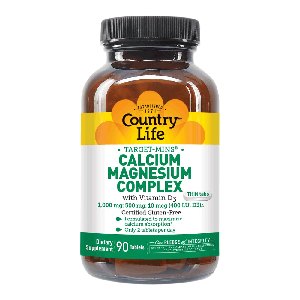 Country Life serving size image highlights daily serving consistency.