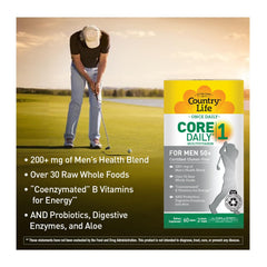 Country Life CORE Daily-1 bottle being poured for on-the-go energy