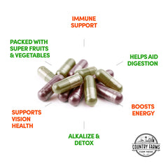 Packaging scene of Country Farms Fruits & Veggies for busy lifestyles